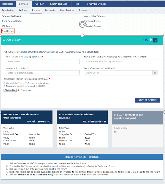 step 3 gstr 10